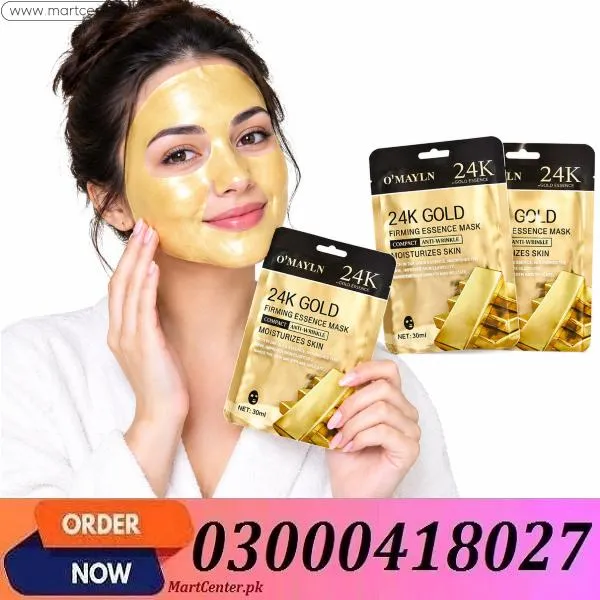 O mayln 24k Gold Firming Essence Mask Pack of 2